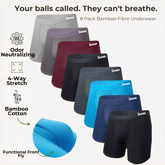 Snese™ Dual Pouch Bamboo Boxers